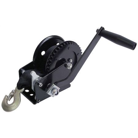 Attwood Attwood 1200 lb Single Drive Winch - 2in x 20' Nylon Strap 11149-4